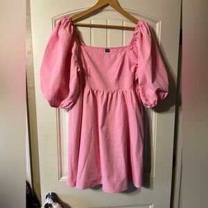 Pink Babydoll Dress